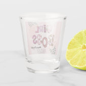 Verre A Shot Fille Boss Lettres Gras Changer Le Monde (Dos)