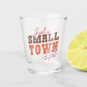 Verre A Shot Fille de petite ville 