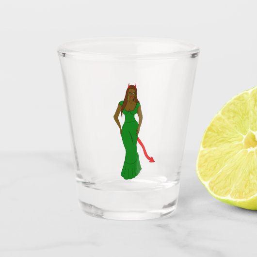 Verre A Shot fille diable (Devant)