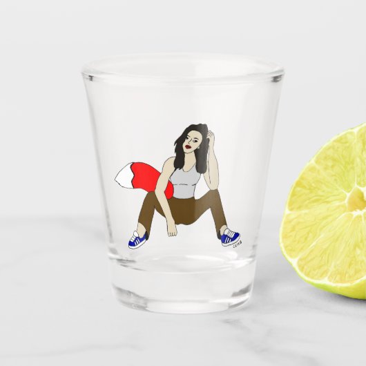 Verre A Shot fille foy (Devant)