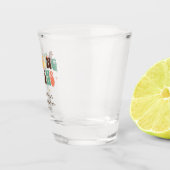 Verre A Shot Filles de la fête de Bachelorette Rétro Week-end p (Droite)