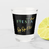 Verre A Shot Finale Fiesta Cactus Mexicaine Bachelorette Party (Devant)