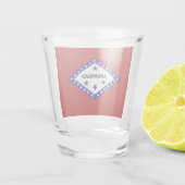 Verre A Shot Flag de l'Arkansas (Dos)
