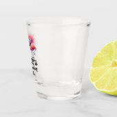Verre A Shot Flamant rose drôle visage pour la fête (Droite)
