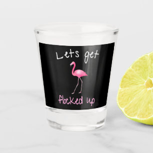 Verre A Shot Flamant rose - Permet d'être débordé