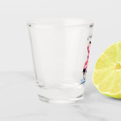 Verre A Shot Flamant rose Tango - Bravo (Gauche)