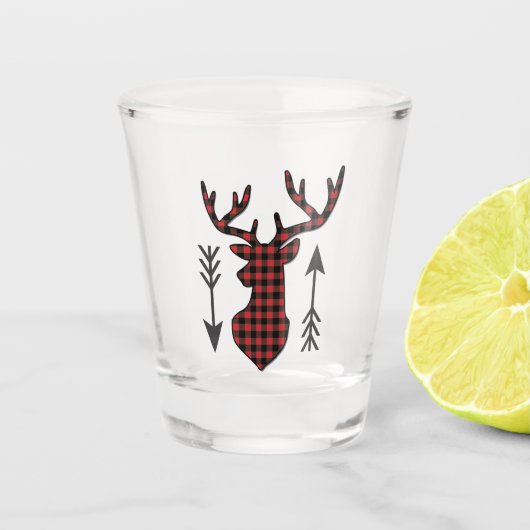 Verre A Shot Flèches de tête de cerf de buffle (Devant)