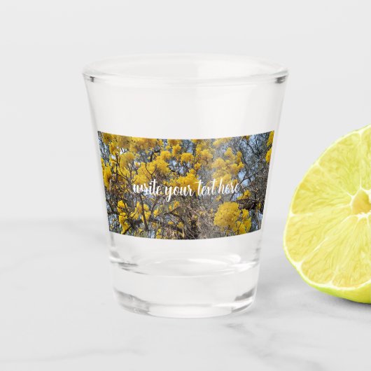 Verre A Shot Fleur de la nature (Devant)