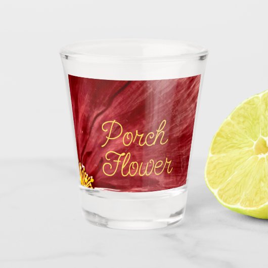 Verre A Shot Fleur de porche / Original / (Devant)