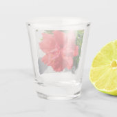 Verre A Shot Fleur double hibiscus rouge (Dos)