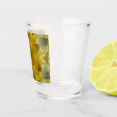 Verre A Shot Fleur soleil éclate dorée (Droite)