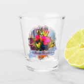 Verre A Shot Fleurs d'amour PM0001 (Devant)