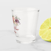 Verre A Shot Fleurs d'aquarelle du Boho d'automne tenues d'honn (Droite)