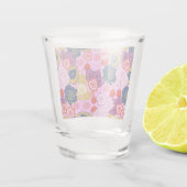 Verre A Shot Fleurs de printemps (Dos)