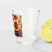 Verre A Shot Fleurs de soleil d'automne rustiques sur Mariage d (Droite)