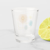 Verre A Shot Fleurs des années 50 (Dos)