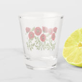 Verre A Shot Fleurs d'été joyeuses floraison de pavot (Dos)