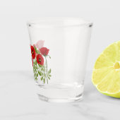 Verre A Shot Fleurs d'été joyeuses floraison de pavot (Droite)