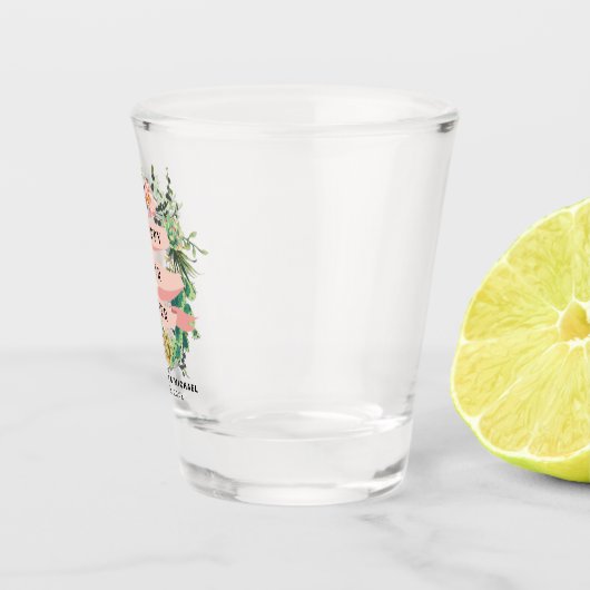 Verre A Shot Fleurs du désert Mariage de couronne (Droite)