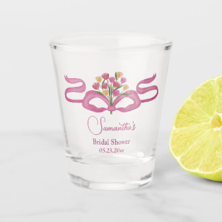 Verre A Shot Fleurs et Bouquets Bar à Fleurs Bows Faveurs de fê