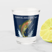 Verre A Shot Flime Awesome papa noms d'enfants (Devant)