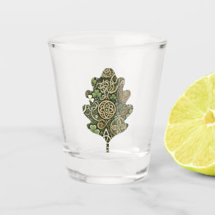 Verre A Shot Floraison celtique