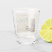 Verre A Shot Floral Boots Ouest Quarantième anniversaire (Dos)