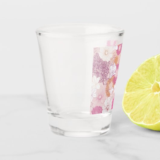 Verre A Shot Floral sans joint (Gauche)