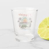 Verre A Shot Floride, L'État Sunshine - Sunset Beach Scene (Dos)