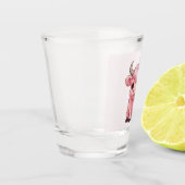 Verre A Shot Fluffy Rose Highlands Scottish Cow (Gauche)