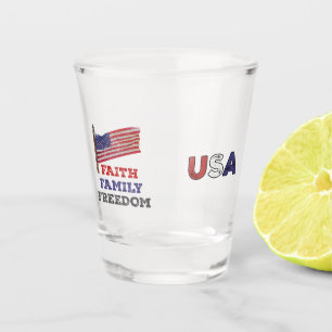 Verre A Shot Foi Liberté familiale