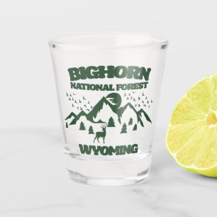 Verre A Shot Forêt nationale de Bighorn Wyoming
