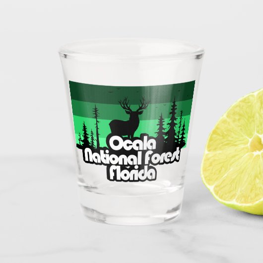 Verre A Shot Forêt nationale d'Ocala Floride (Devant)