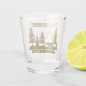Verre A Shot Forêt nationale olympique (Dos)