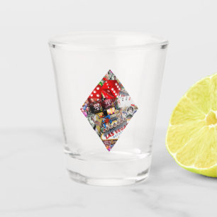 Verre A Shot Forme de carte de jeu en diamant * Joueurs enchant