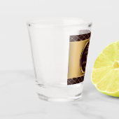 Verre A Shot Formes Or Et Diamant Brown (Gauche)
