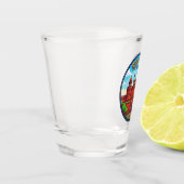 Verre A Shot Fort Rouge Inde (Gauche)