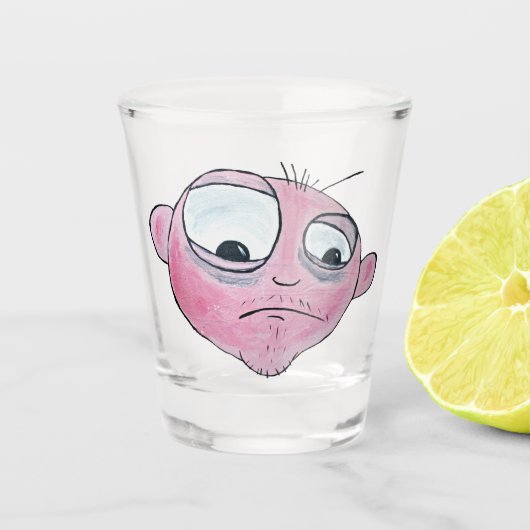 Verre A Shot Fou-Cool Vitre Visage Du Visage ! (Devant)