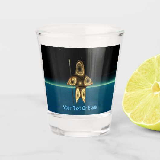 Verre A Shot Fractal Inuit Hunter (Devant)