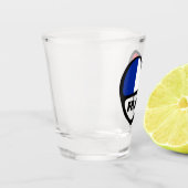 Verre A Shot France Code Pays Coeur Drapeau, FRA (Gauche)