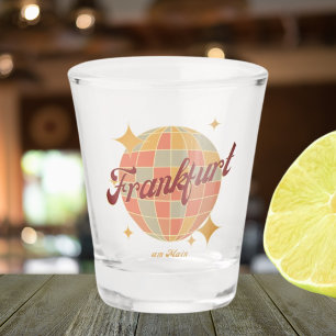 Verre A Shot Francfort-sur-le-Main FFM Bars de fête Souvenir