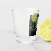 Verre A Shot Frankenstein Monster Halloween Castle Lightning (Gauche)
