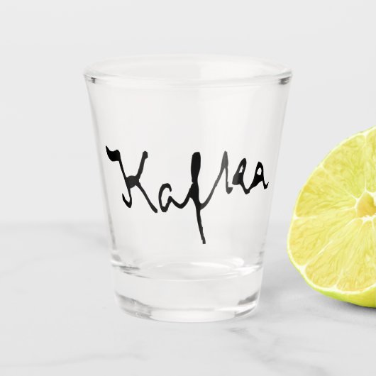 Verre A Shot Franz Kafka (Devant)