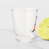 Verre A Shot Freeride Snowboard Orange Suit Snowboard (Gauche)