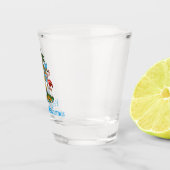 Verre A Shot Freetown, Bahamas avec armoiries (Eleuthera) (Droite)