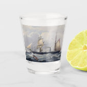 Verre A Shot Frégate Cyclope HMS 1839 (Devant)