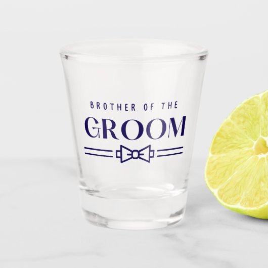 Verre A Shot Frère de Groom (Devant)