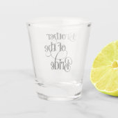Verre A Shot Frère de la mariée (Dos)