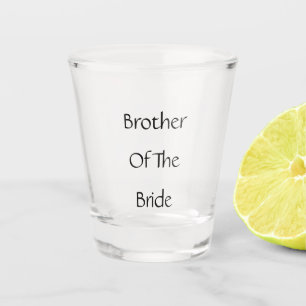 Verre A Shot Frère De L'Épouse Mariage Cadeau Faveur Personnali
