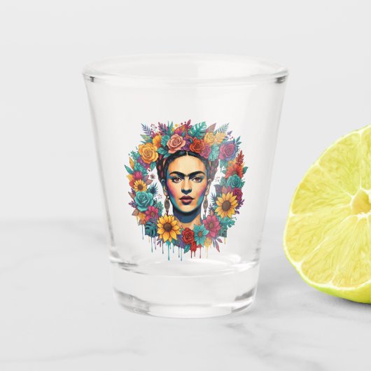 Verre A Shot Frida Kahlo (Devant)